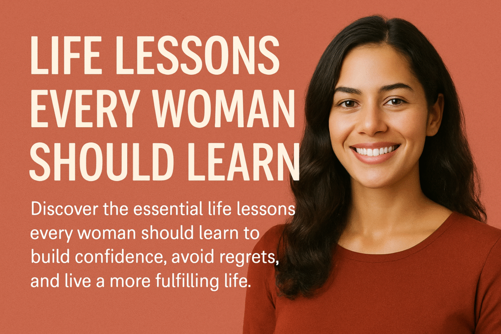 life lessons for women